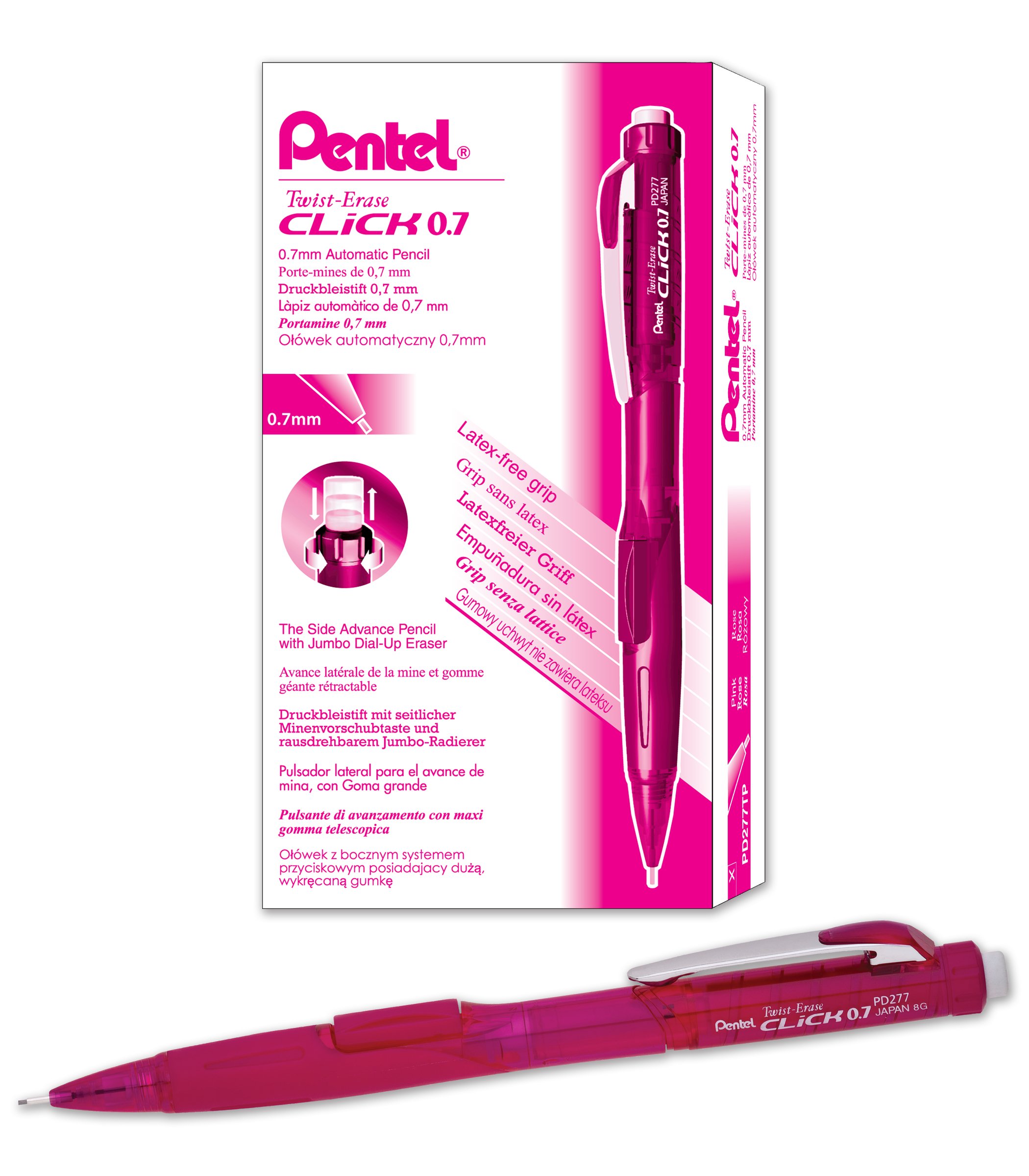 Amazon.com : Pentel Twist-Erase Click Mechanical Pencil (0.7mm